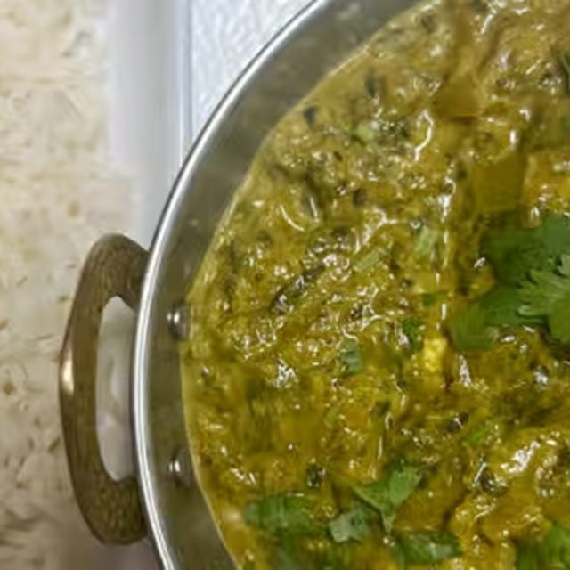 Saag Paneer.
